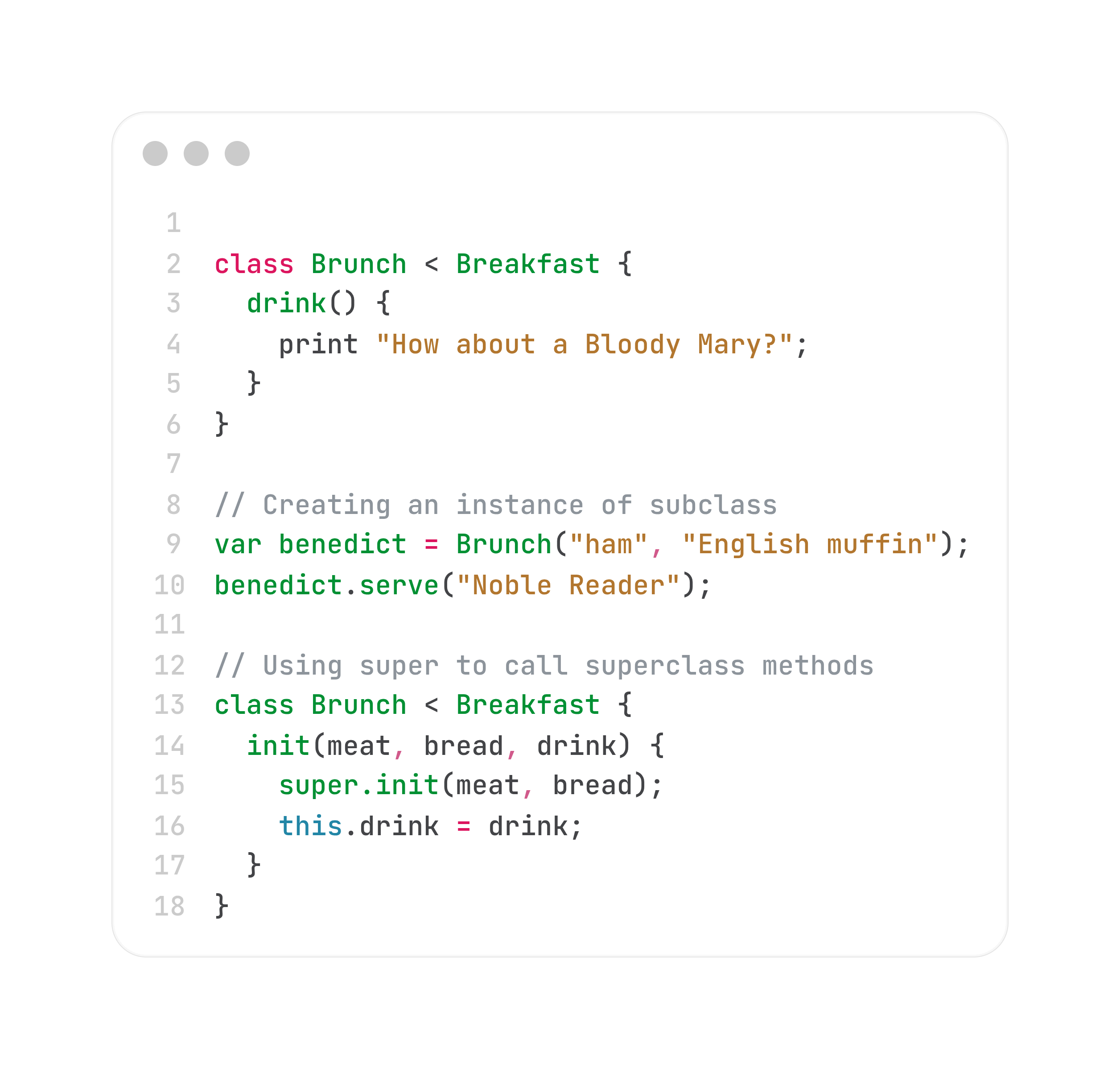 Code preview